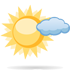 Partly sunny, fewer clouds in the afternoon and evening. Temperature 15/29 °C.